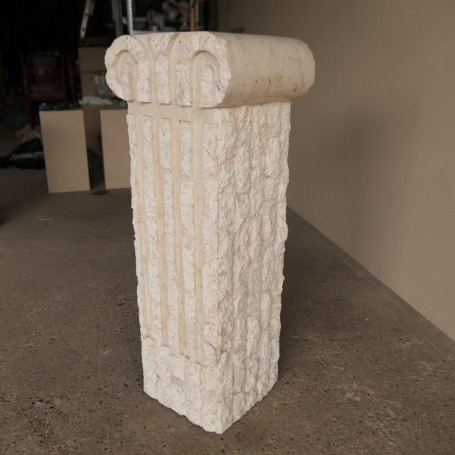 Vintage Mactan Stone Plinth For Sale - Image 4 of 9