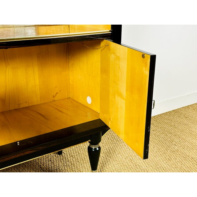 Art Deco Display Case in Macassar Ebony, 1940 For Sale - Image 6 of 17