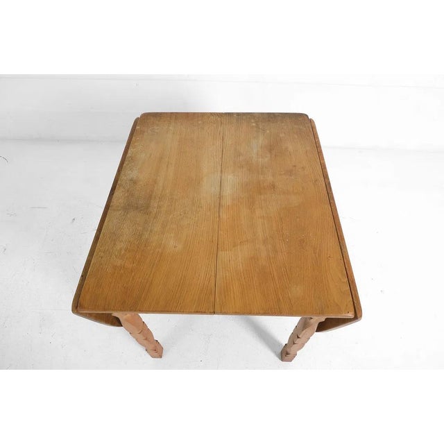 Danish Dining Table W Removable Drop Leaves & Extensions For Sale - Image 13 of 16