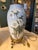 Metal Vintage Bing & Grondahl Copenhagen Danish Porcelain Floral Vase Table Lamp With Brass Footed Base For Sale - Image 7 of 14
