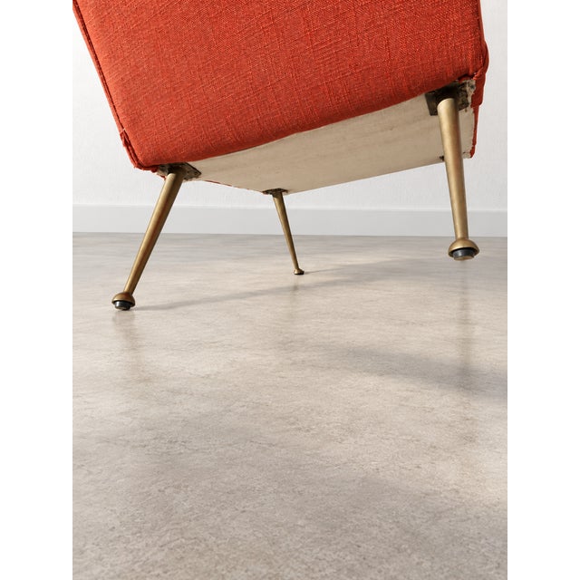 Italian Modern Slipper Armchairs by Marco Zanuso, 1960, Set of 2 For Sale - Image 9 of 11