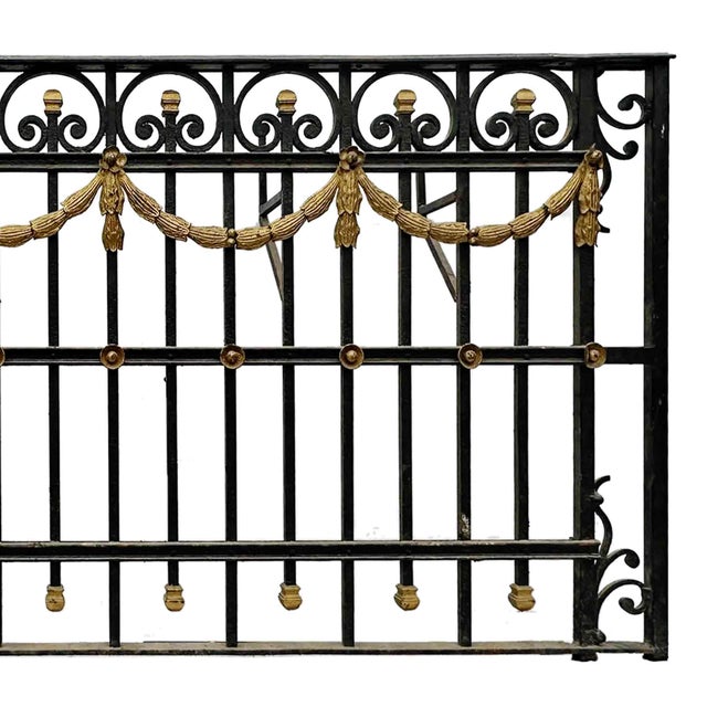 English Antique English Balcony Front For Sale - Image 3 of 4