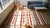 1930s Ivory Cream Geometric Stripe Antique American Navajo Rug Flat Woven 4'2" X 6'2" Wool Carpet For Sale - Image 9 of 9