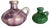 Set Colorful Ceramic Studio Pottery Vases from Otto Keramik, Germany, 1970s, Set of 3 For Sale