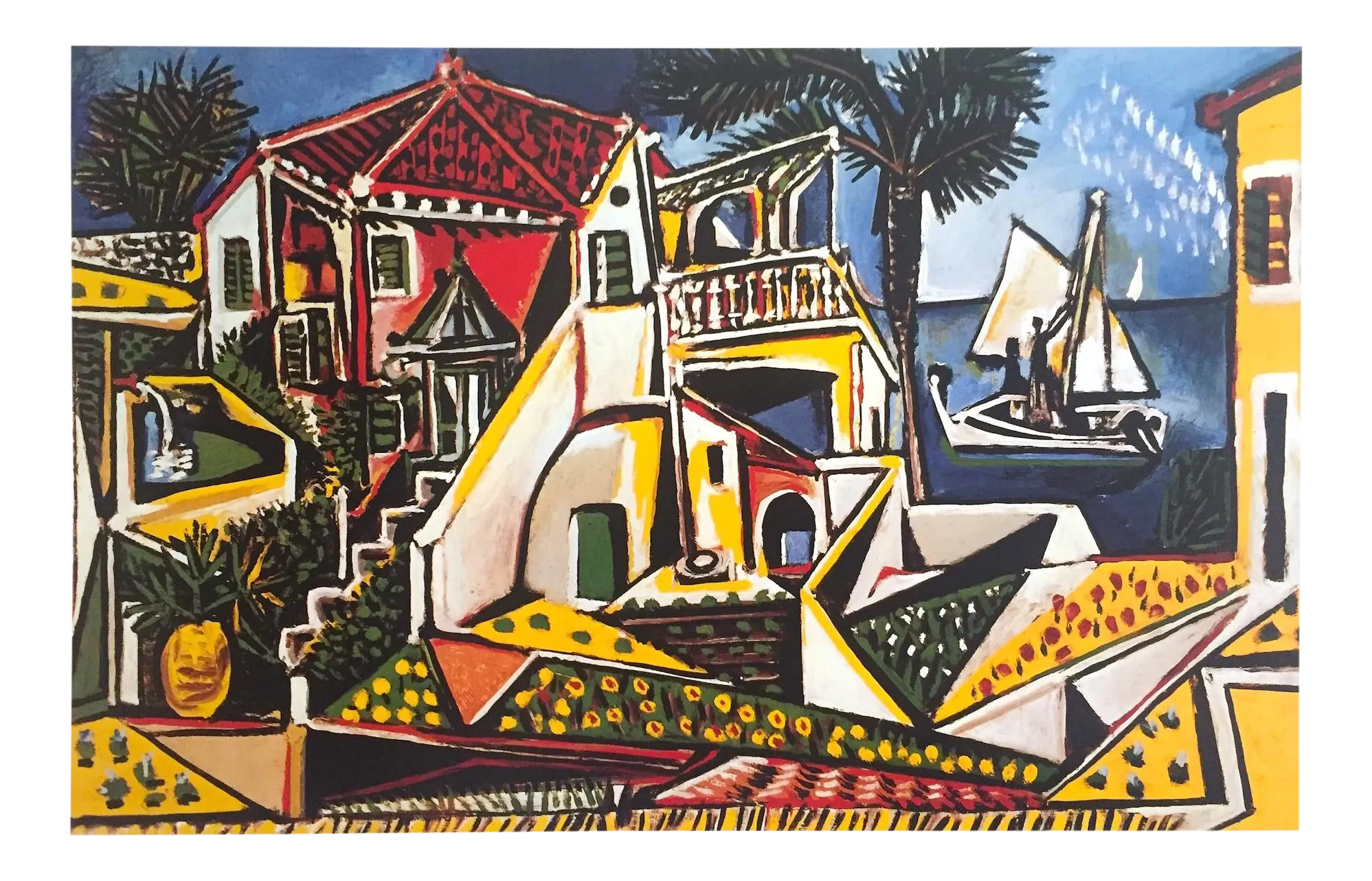 Pablo Picasso Offset Lithograph Print Poster 