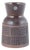 Vintage Stoneware Vase with Geometric Relief Pattern by Mari Simmulson and Upsala-Ekeby, 1960s For Sale
