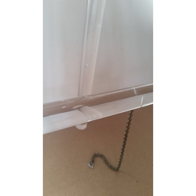 Modern Lucite Acrylic Picture Frame Easel Chairish