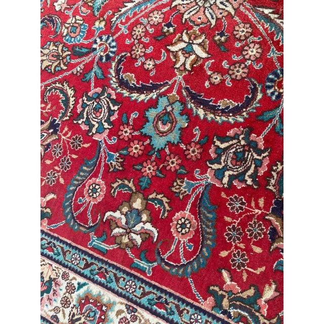 Vintage Tabriz Rug For Sale - Image 13 of 18
