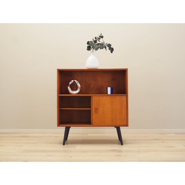 Danish Teak Bookcase, 1970s For Sale - Image 3 of 12