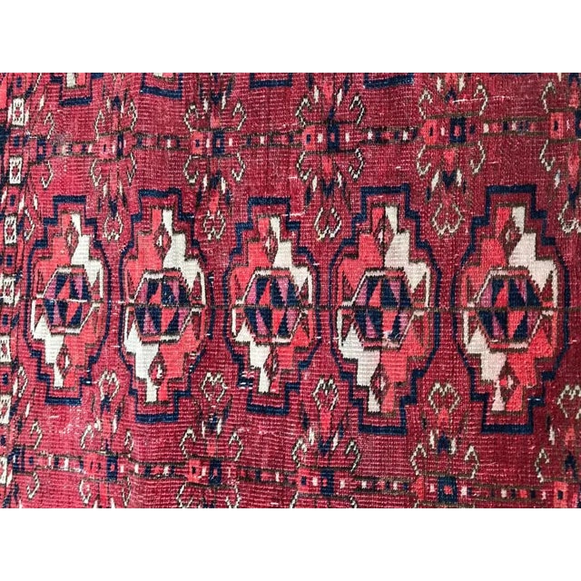 Antique Turkmen Boukhara Horse Cover Chuval For Sale - Image 3 of 12