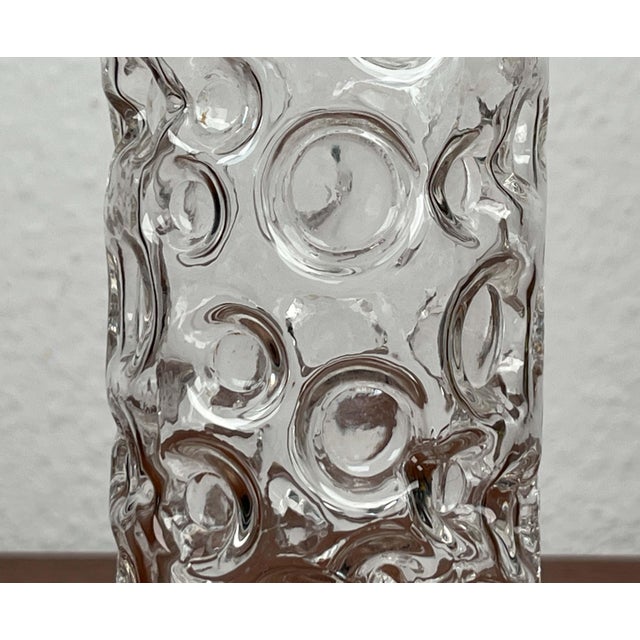 Mid-Century Modern Space Age Bubble Glass Vase by Wilhelm Braun-Feldweg for Hirschberg, Germany, 1960s For Sale - Image 13 of 16