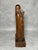 Religious Wooden Sculpture with Candle Holder, 1950s For Sale - Image 9 of 11