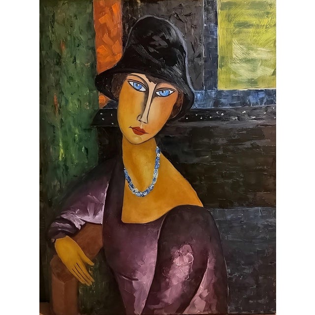 Natalia Vypritskaia, Internal Dialogue, Oil on Canvas For Sale