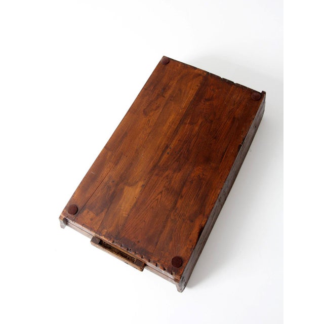 Antique Primitive Wood Dough Tray For Sale - Image 18 of 18