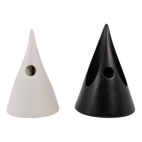 Ceramic Italian Postmodern Ceramic Vases, Set of 2 For Sale - Image 7 of 7