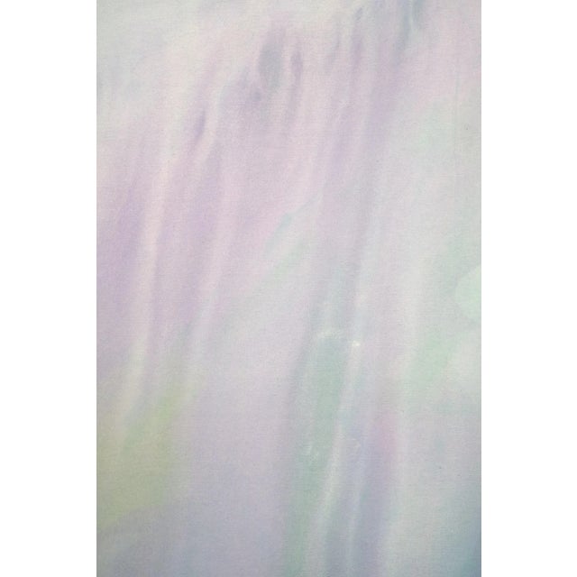 "Lavender Vine" Large Abstract Acrylic Painting by Simon Findlay For Sale - Image 6 of 8