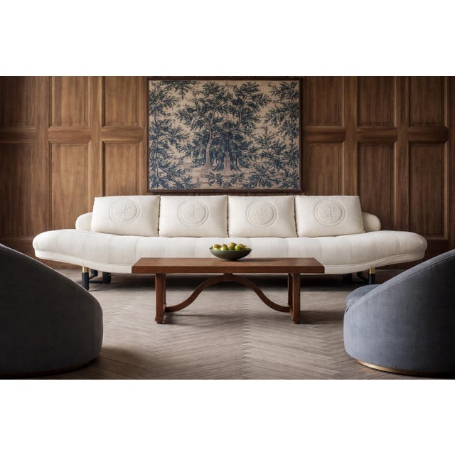 Mid-Century Modern Mid Century Gondola Sofa by Baker For Sale - Image 3 of 8