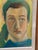 Original vintage swedish oil on panel – “portrait” by a‑s nilsson – signed – framed – 44 × 32 cm (17.3" × 12.6") incl....