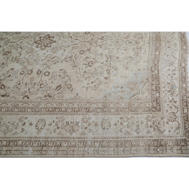 Vintage Anatolian Tribal Rug With Medallion – Muted Earth Tones, 10' X 12' For Sale - Image 4 of 10