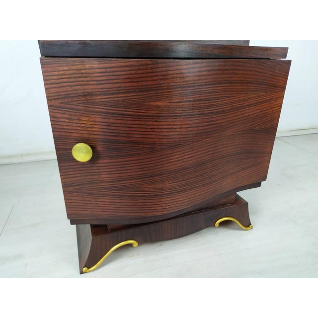 Wood Art Deco Chevets Pair, 1940s, Set of 2 For Sale - Image 7 of 18