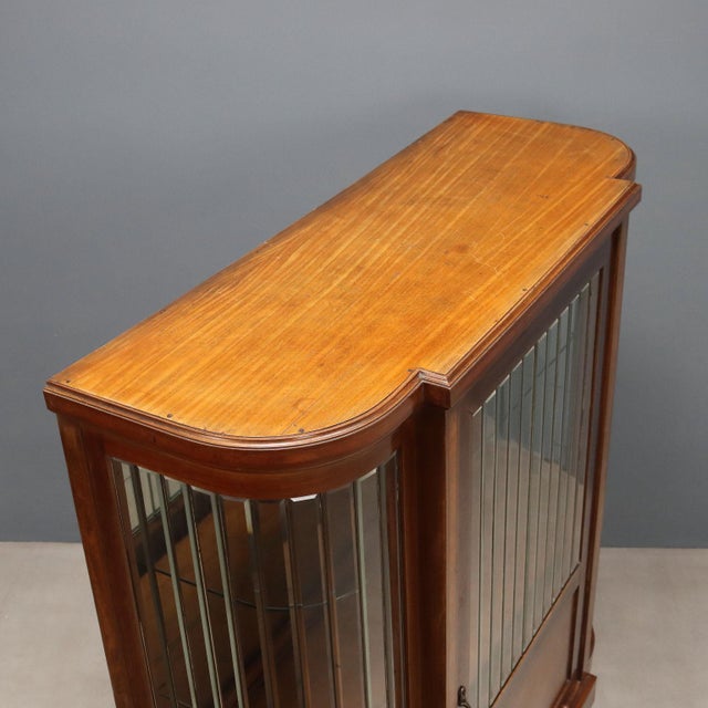 Display Cabinet in Mahogany and Walnut Burl For Sale - Image 9 of 11
