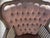 French Provincial Vintage French Provincial Style Caned Tufted Armchair Set Heavy Wear For Sale - Image 3 of 9