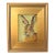 Impressionist Rabbit Hare Oil Painting Including the Antiqued Gold Wood Frame For Sale