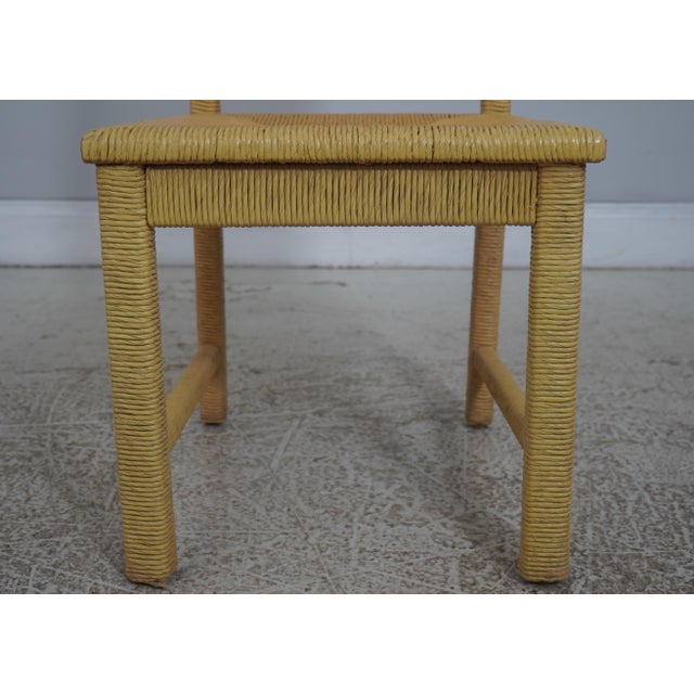Lexington Henry Link Woven Wicker Writing Desk & Chair For Sale - Image 16 of 18