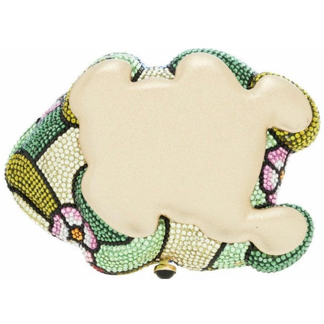 1979 Judith Leiber Frog Evening HandBag Crystal Minaudiere Purse Vintage Clutch For Sale - Image 11 of 12