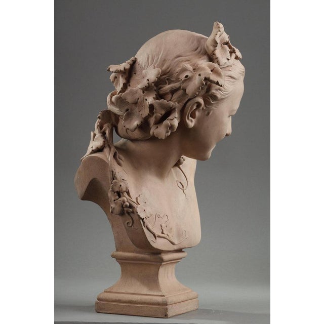 Jean-Baptiste Carpeaux, Bust Sculpture, 1870, Terracotta For Sale - Image 4 of 18