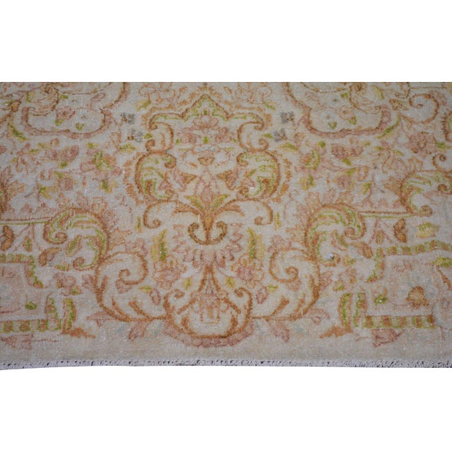 1950s Vintage Turkish Knotted Wool Rug, 8'9''x12'' For Sale - Image 5 of 6