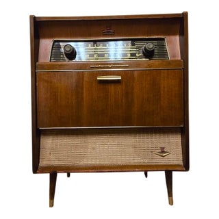 1960s MCM Nordmende Caruso Radio Record Player Cabinet - West Germany For Sale