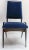 Not Yet Made - Made To Order Custom “Pontie” Gio Ponti Style Ebonized Dining Chairs in Blue Velvet - Set of 10 For Sale - Image 5 of 7