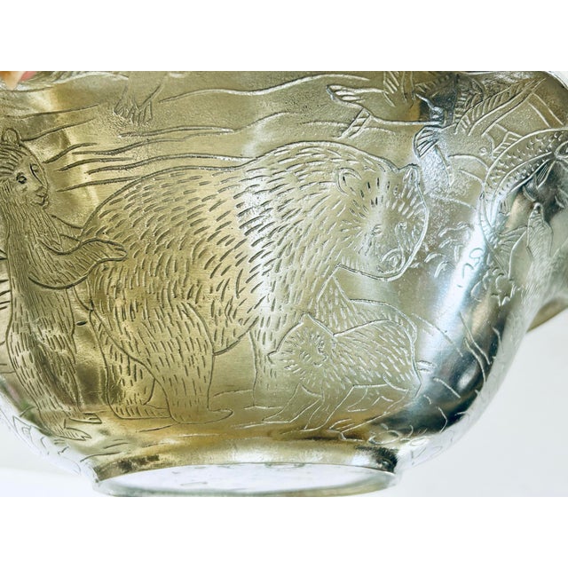 Silver Arthur Court Bears Bowl For Sale - Image 8 of 10