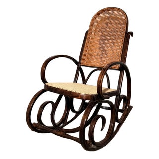 Antique Bentwood Rocking Chair For Sale