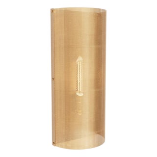 79 Wall Lamp in Brass with Aluminum and Steel with 18k Gold by Marine Breynaert For Sale