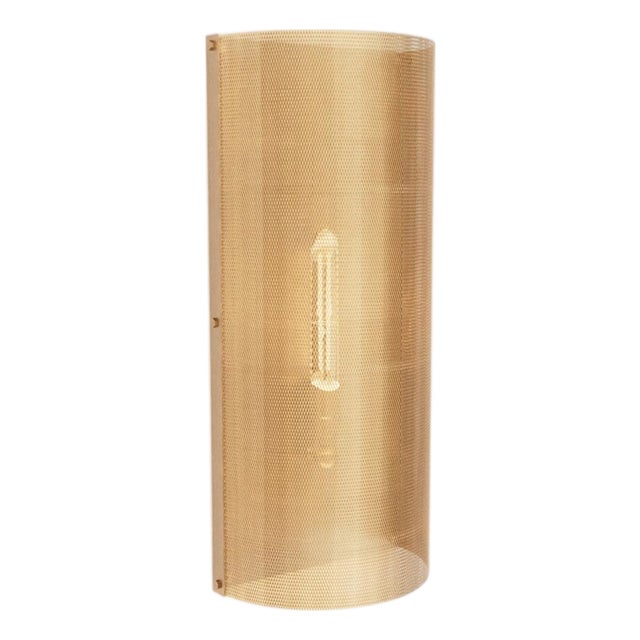 79 Wall Lamp in Brass with Aluminum and Steel with 18k Gold by Marine Breynaert For Sale
