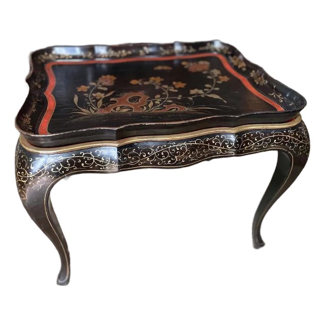Chinoiserie Tray Top Low Table For Sale