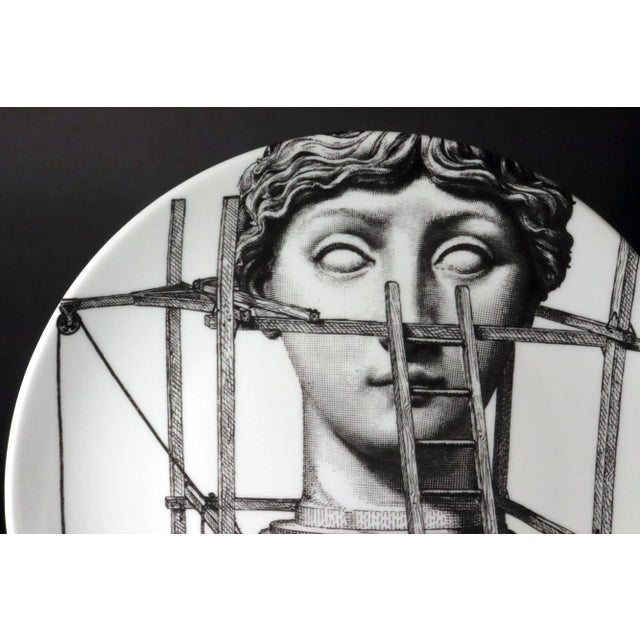 Fornasetti Themes & Variation Porcelain Plate, Number 200 For Sale In Philadelphia - Image 6 of 10