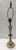 Cream 1950 Vintage Table Lamp For Sale - Image 8 of 13