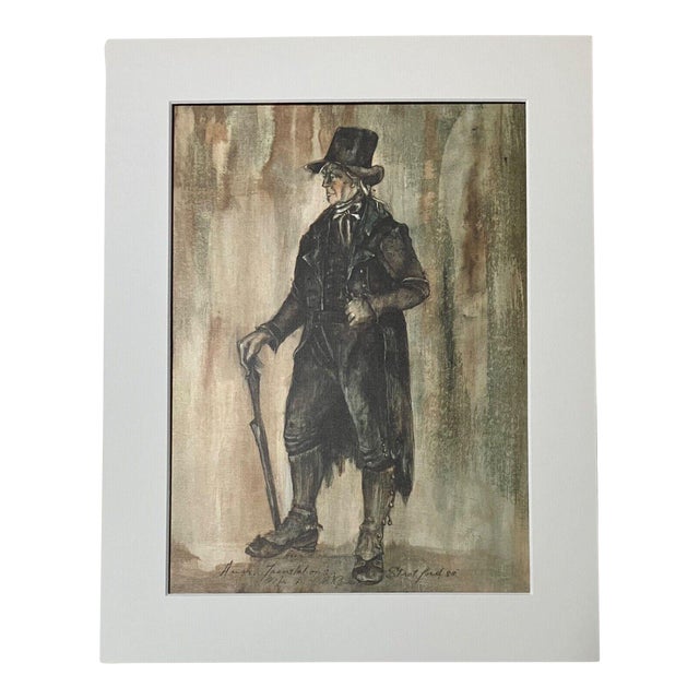 Vintage Stratford Festival Costume Design "Hugh" in Translations by Debra Hanson For Sale