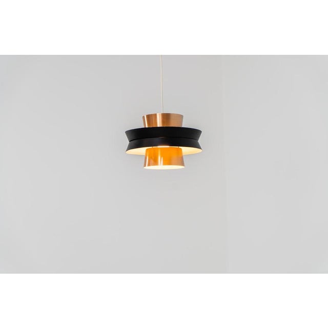 Metal Trava Pendant Light by Carl Thore For Sale - Image 7 of 11