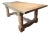 Restoration Hardware Salvaged Wood Gun Barrel Extension Dining Table For Sale