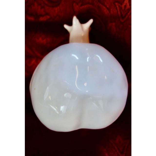 Ceramic Pomegranate Vase Blanc De Chien For Sale - Image 7 of 9