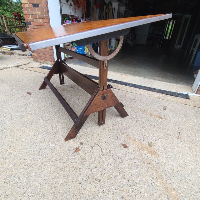 Anco-Bilt Drafting Table (Pre 1956) For Sale - Image 4 of 18