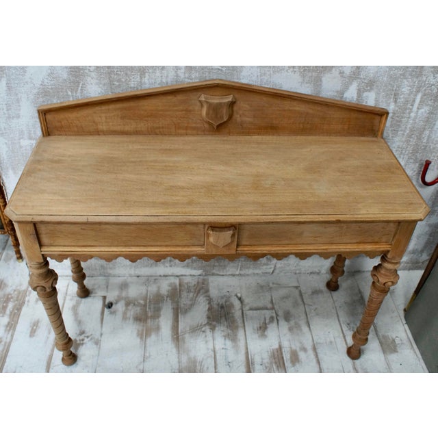 Victorian Oak Console Table, 1890s For Sale - Image 3 of 12