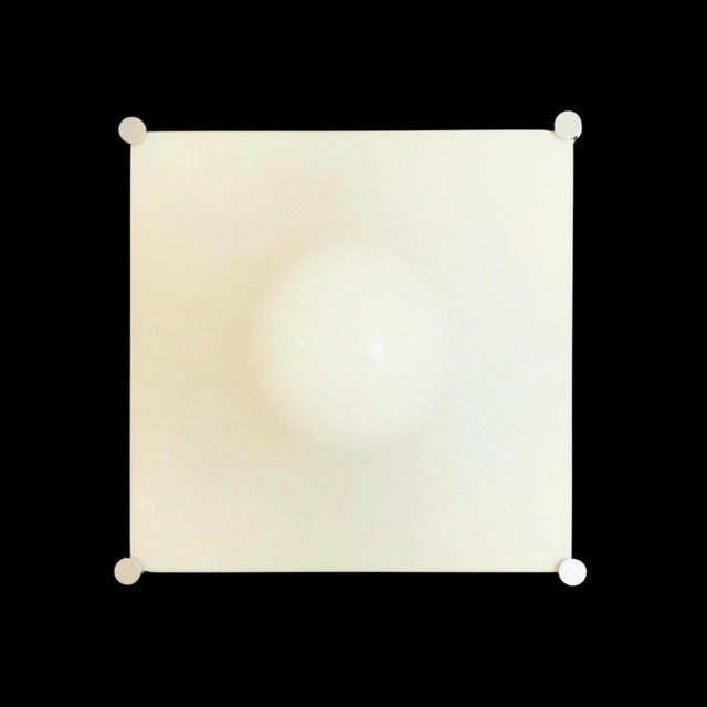 Mid-Century Modern Large Space Age Bolla Ceiling or Wall Lamp attributed to Elio Martinelli for Martinelli Luce, Italy, 1960s For Sale - Image 3 of 11