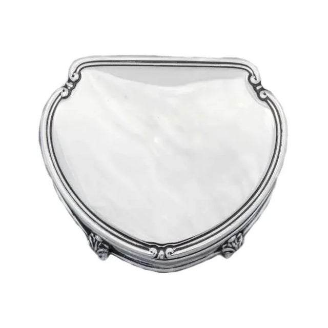 Mid-Century Modern 1916 Sterling Silver Ring Box For Sale - Image 3 of 7