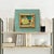 This is a new abstract color-block oil painting exploring colors and shapes. The oil painting is done on a hardboard...