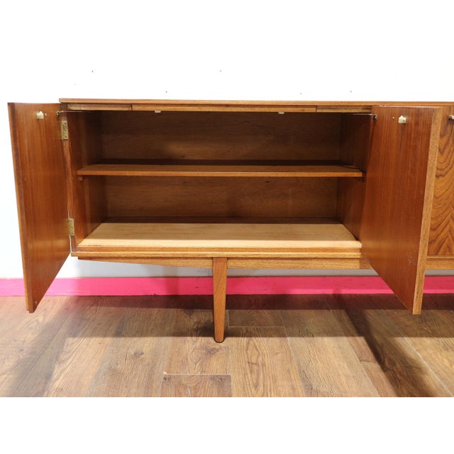 Mid-Century Modern 1960s Mid Century Modern Vintage Teak Sideboard Credenza by Wrighton Danish Style For Sale - Image 3 of 15